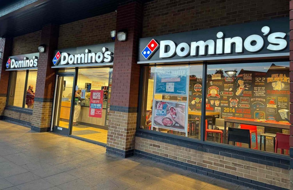 Domino's Pan Pizza Menu